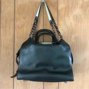 Coach 1941 Rogue 30 with Leather Floral Interior Ivy Green